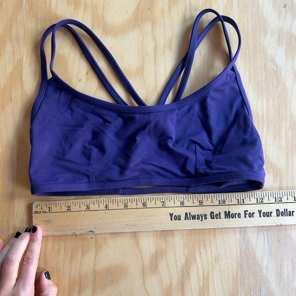 lululemon athletica Deep Purple Strappy Sports Bra - Picture 2 of 3